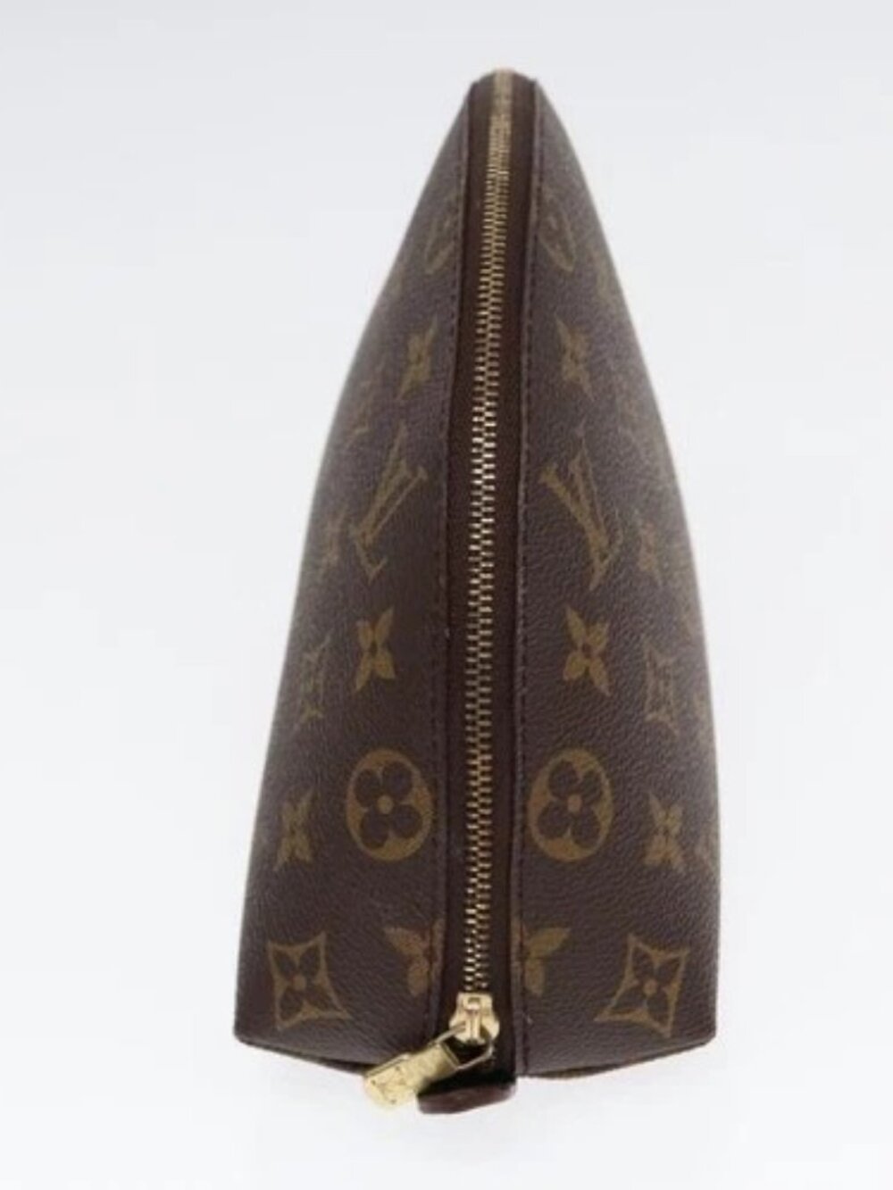 LOUIS VUITTON Monogram Trousse Demi Ronde Cosmetic Pouch M47520 LV Auth 87600 - Picture 2 of 15